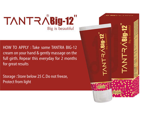 Big 12 Enlargement Ayurvedic Cream For Men