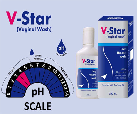 V Star Expert Hygiene Intimate Vaginal Wash For Women (Pack of 3) 300 ml