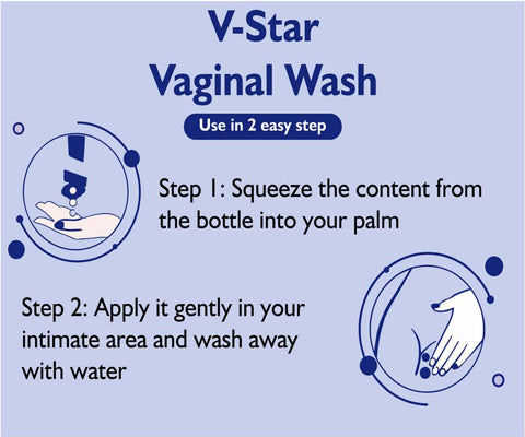 V Star Expert Hygiene Intimate Vaginal Wash For Women 100 ml