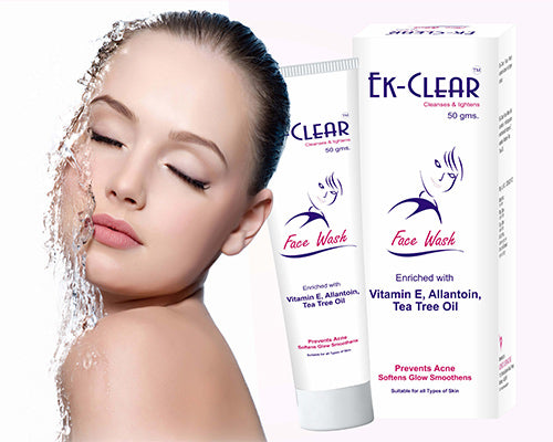 Ek Clear Face Wash For Acne Vitamin E (Pack of 5)